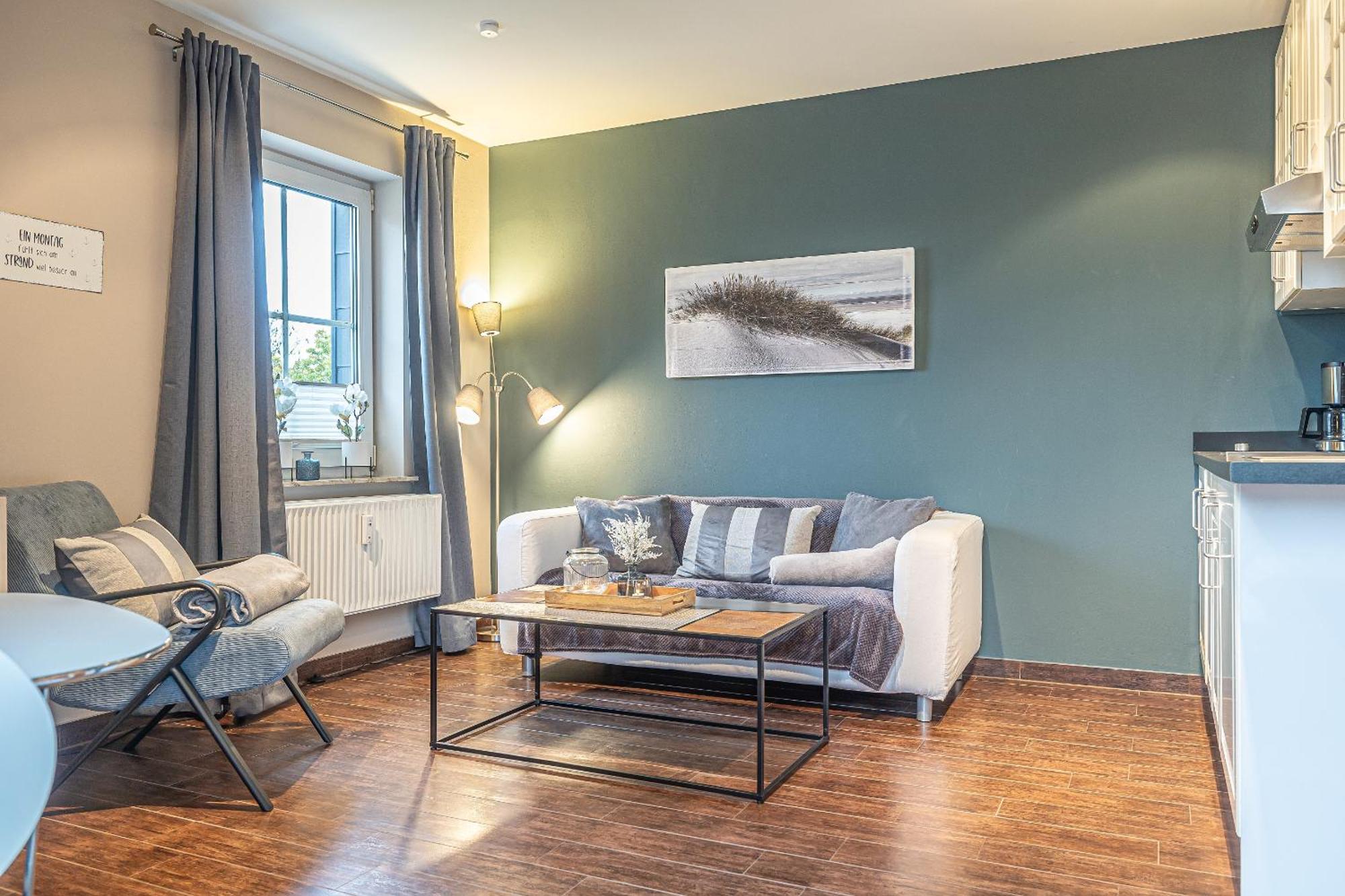 Fewo1846 Strandresidenz Wassersleben - Strandkoje - Komfortables Studioapartment Mit Meerblick Am Strand 하리슬리 외부 사진